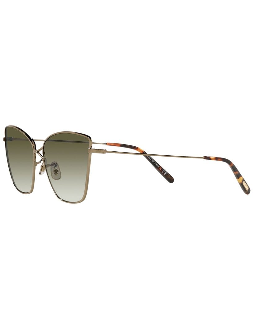 OLIVER PEOPLES-Olive Brushed Gold Marlyse Sunglasses-GOLD