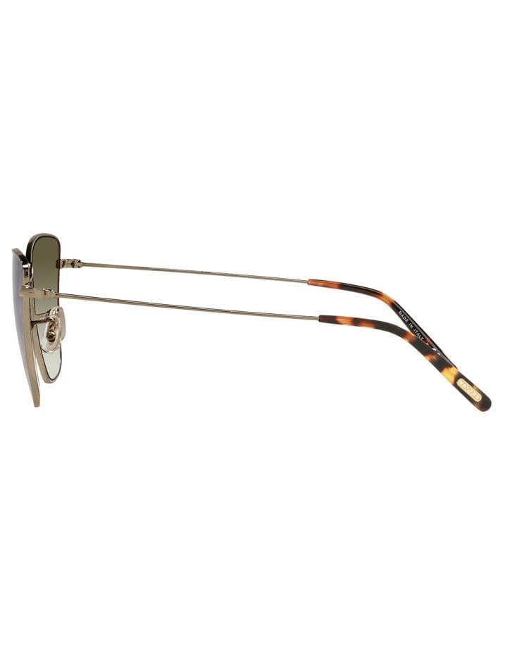 OLIVER PEOPLES-Olive Brushed Gold Marlyse Sunglasses-GOLD
