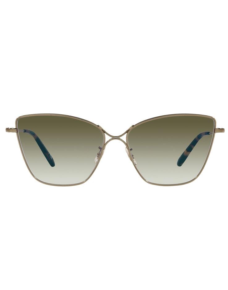 OLIVER PEOPLES-Olive Brushed Gold Marlyse Sunglasses-GOLD