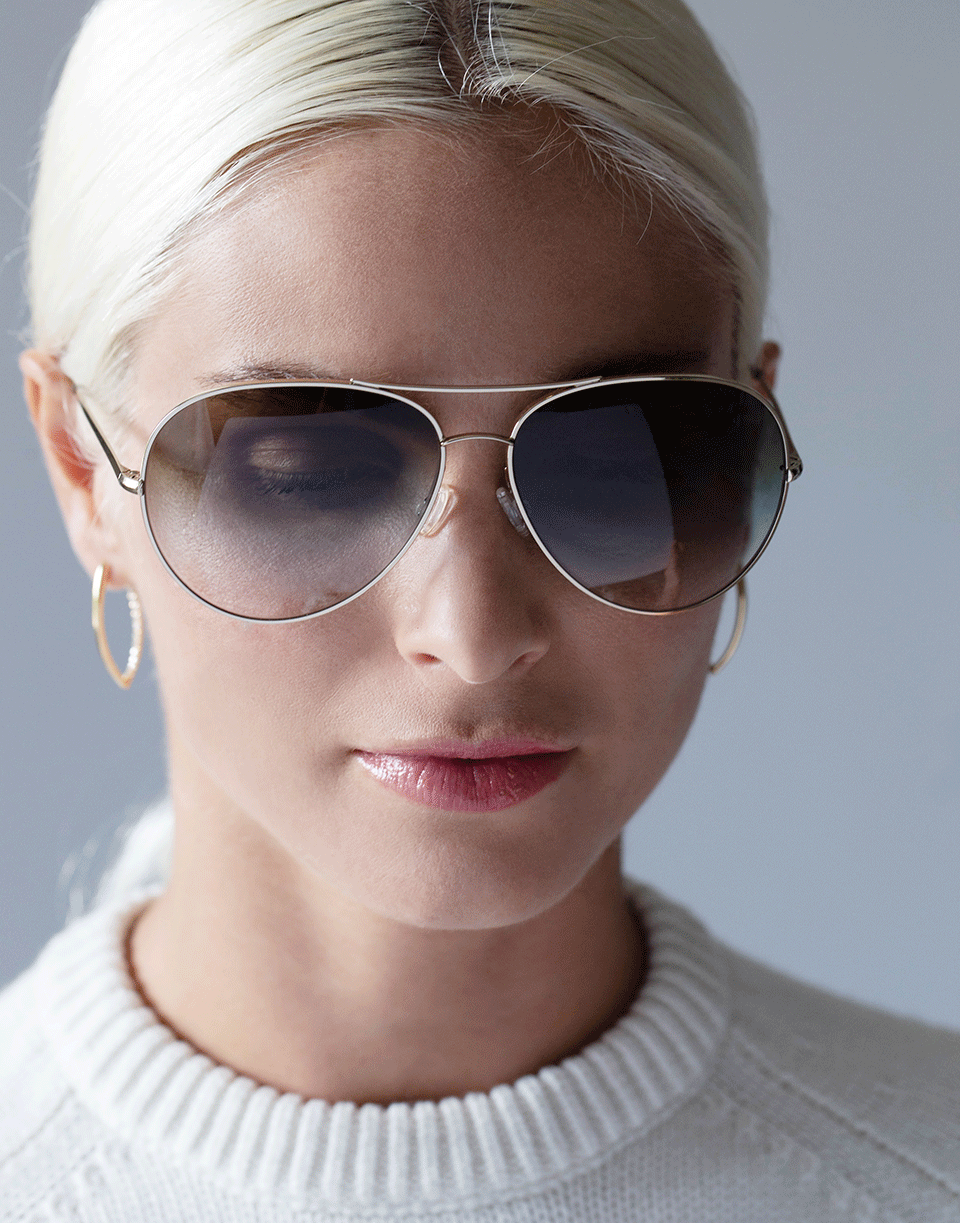 OLIVER PEOPLES-Sayer Sunglasses - Gold-GOLD