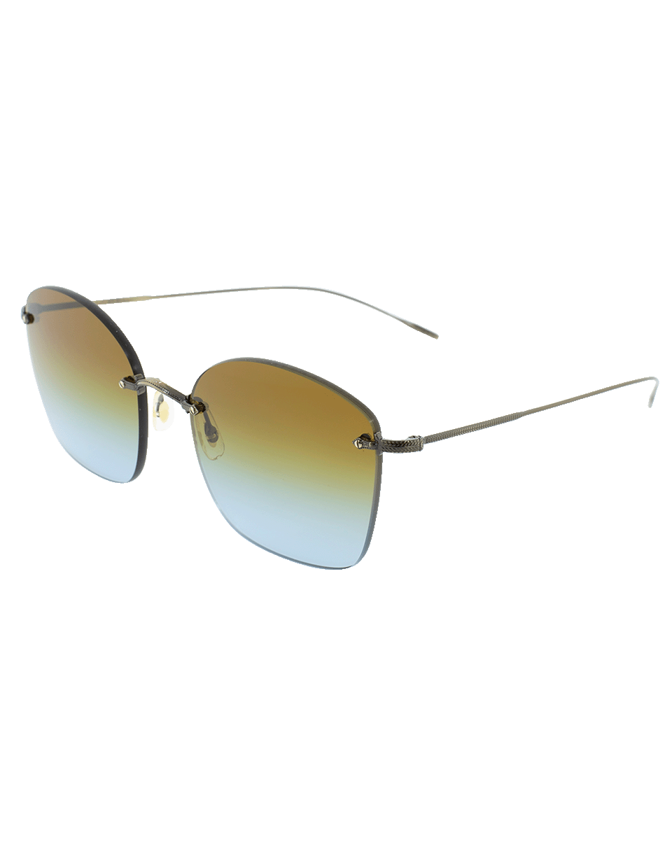 OLIVER PEOPLES-Marlien Sunglasses-GOLD/BLUE
