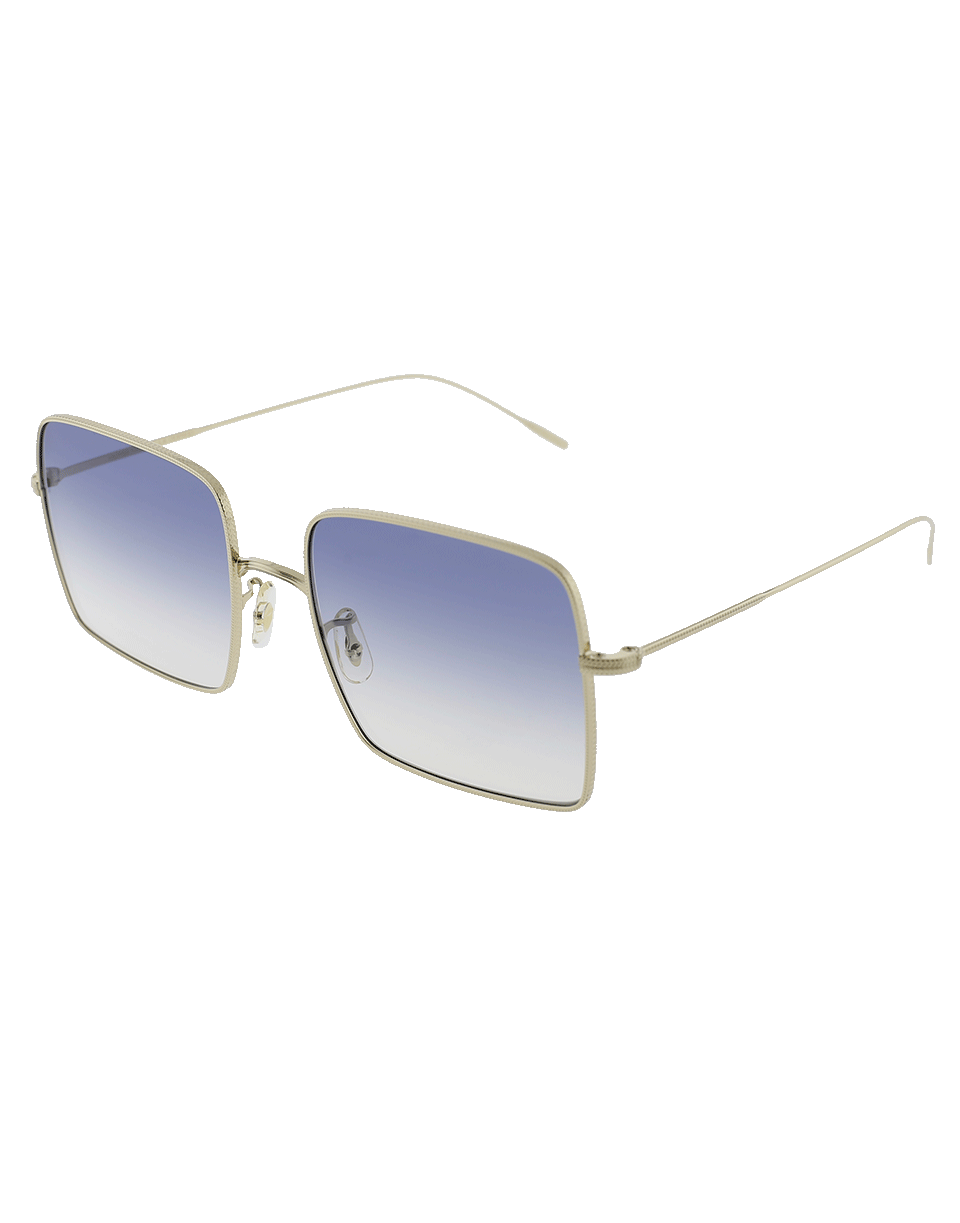 OLIVER PEOPLES-Rassine Sunglasses-GOLD/BLUE