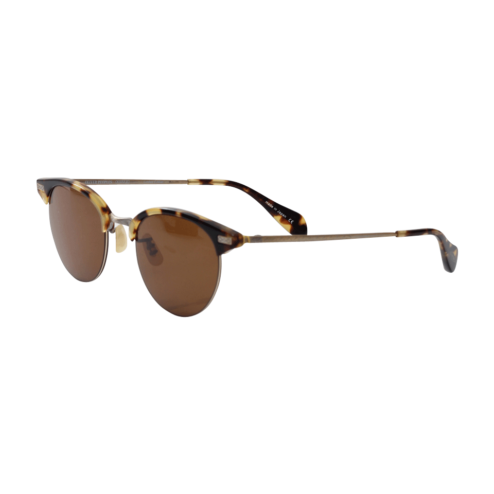 OLIVER PEOPLES-Executive II Sunglasses-GOLD/BRW