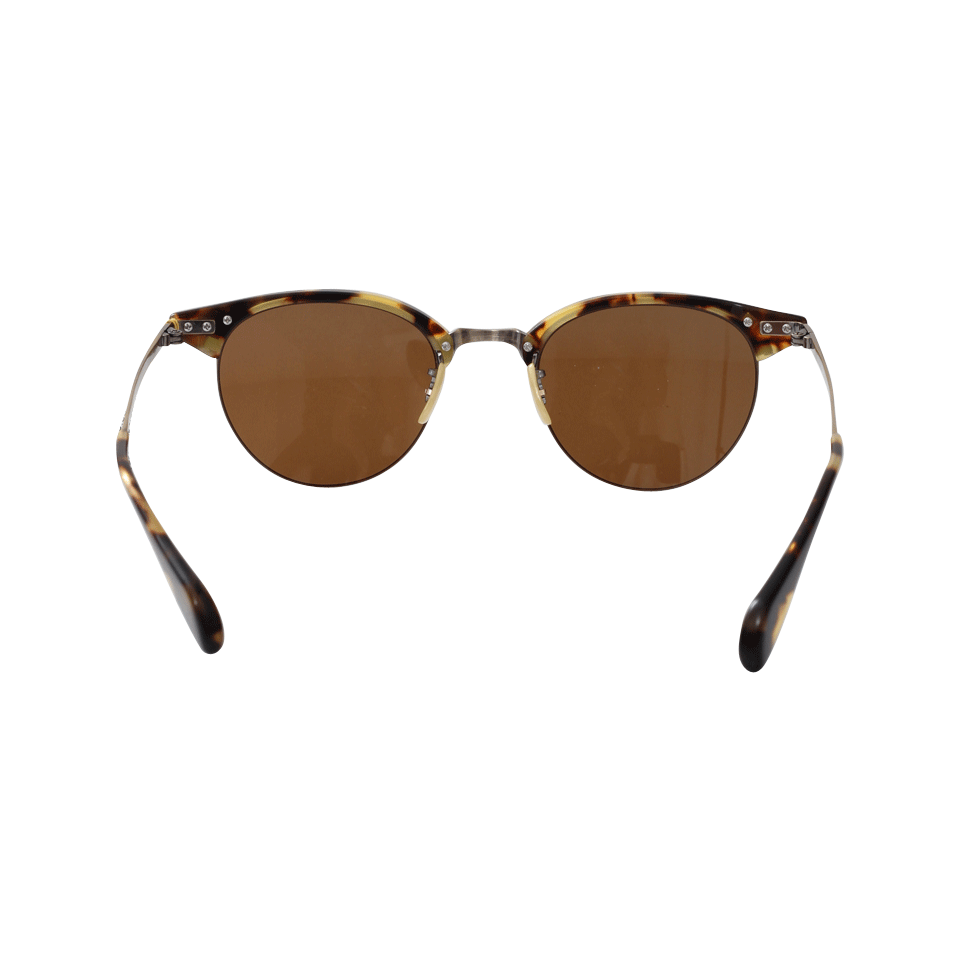 OLIVER PEOPLES-Executive II Sunglasses-GOLD/BRW