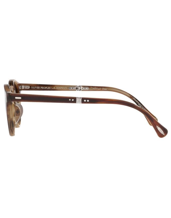 OLIVER PEOPLES-Amaretto Striped Honey Gregory Peck 1962 Sunglasses-HONEY