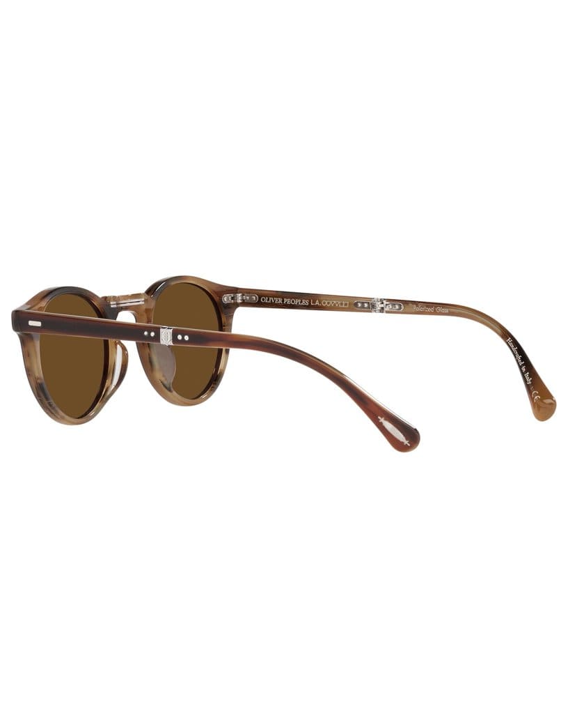 OLIVER PEOPLES-Amaretto Striped Honey Gregory Peck 1962 Sunglasses-HONEY