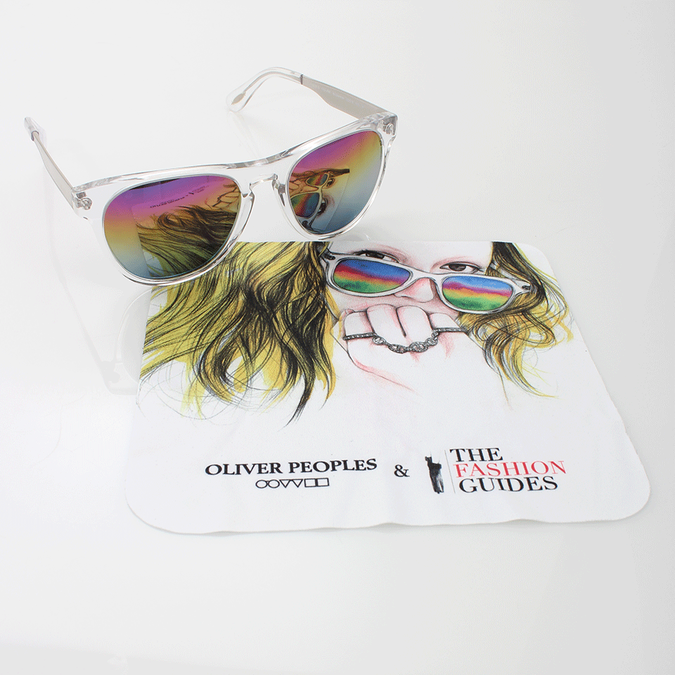 OLIVER PEOPLES-Braverman Crystal Sunglasses-RAINBOW