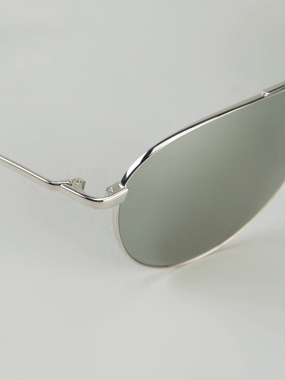OLIVER PEOPLES-Benedict Mirror Sunglasses-SILVER