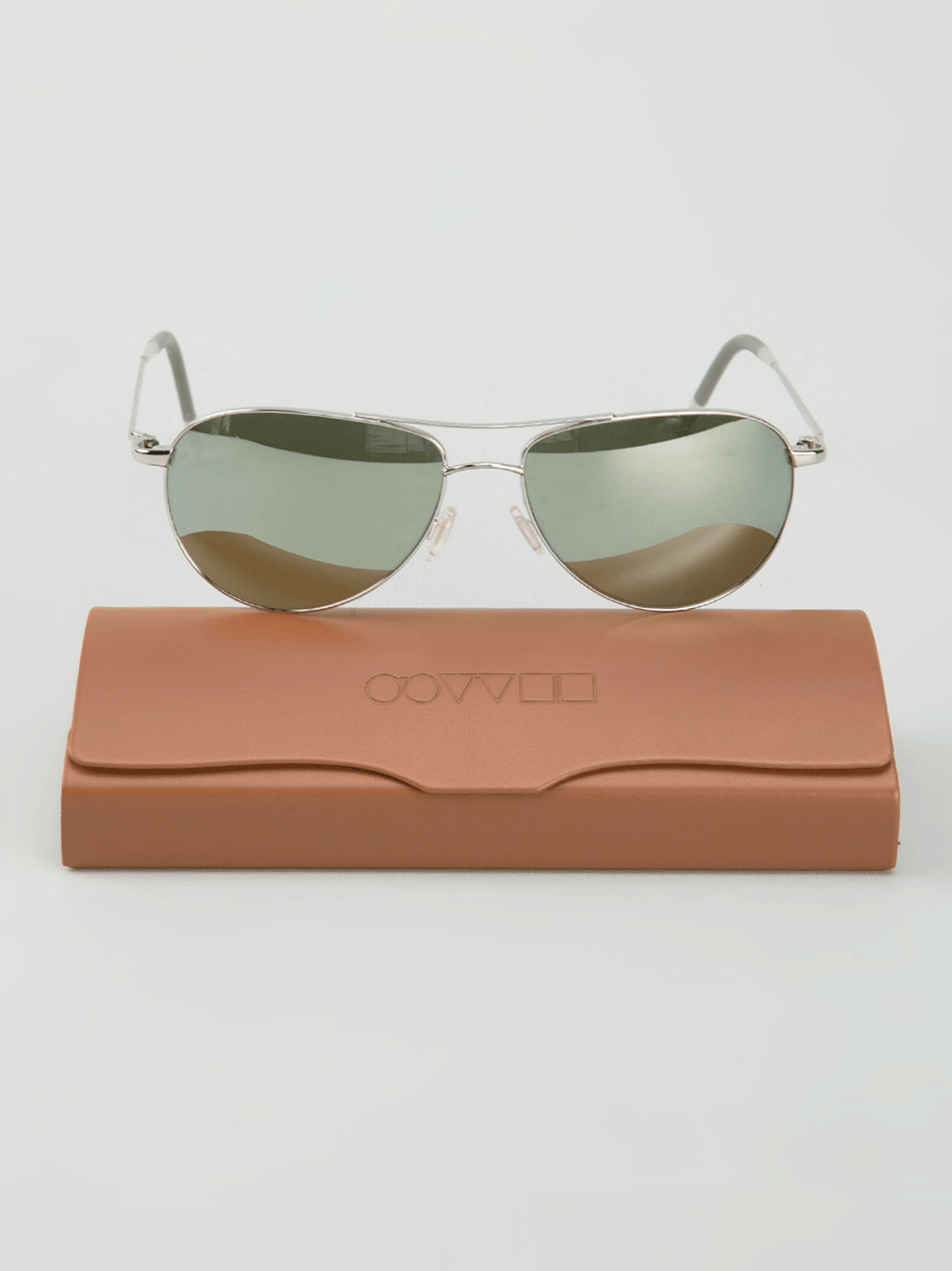 OLIVER PEOPLES-Benedict Mirror Sunglasses-SILVER
