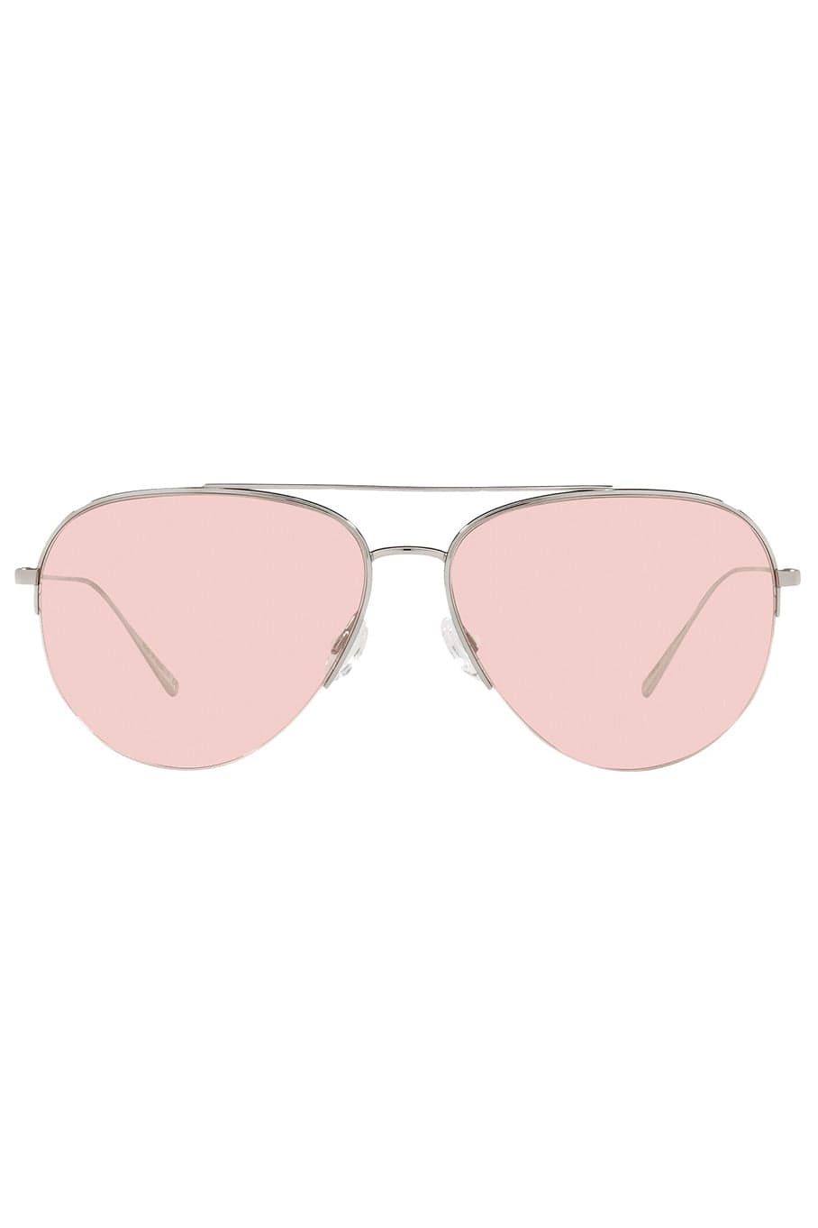OLIVER PEOPLES-Cleamons Sunglasses - Silver Poppy-SLVR/PPY