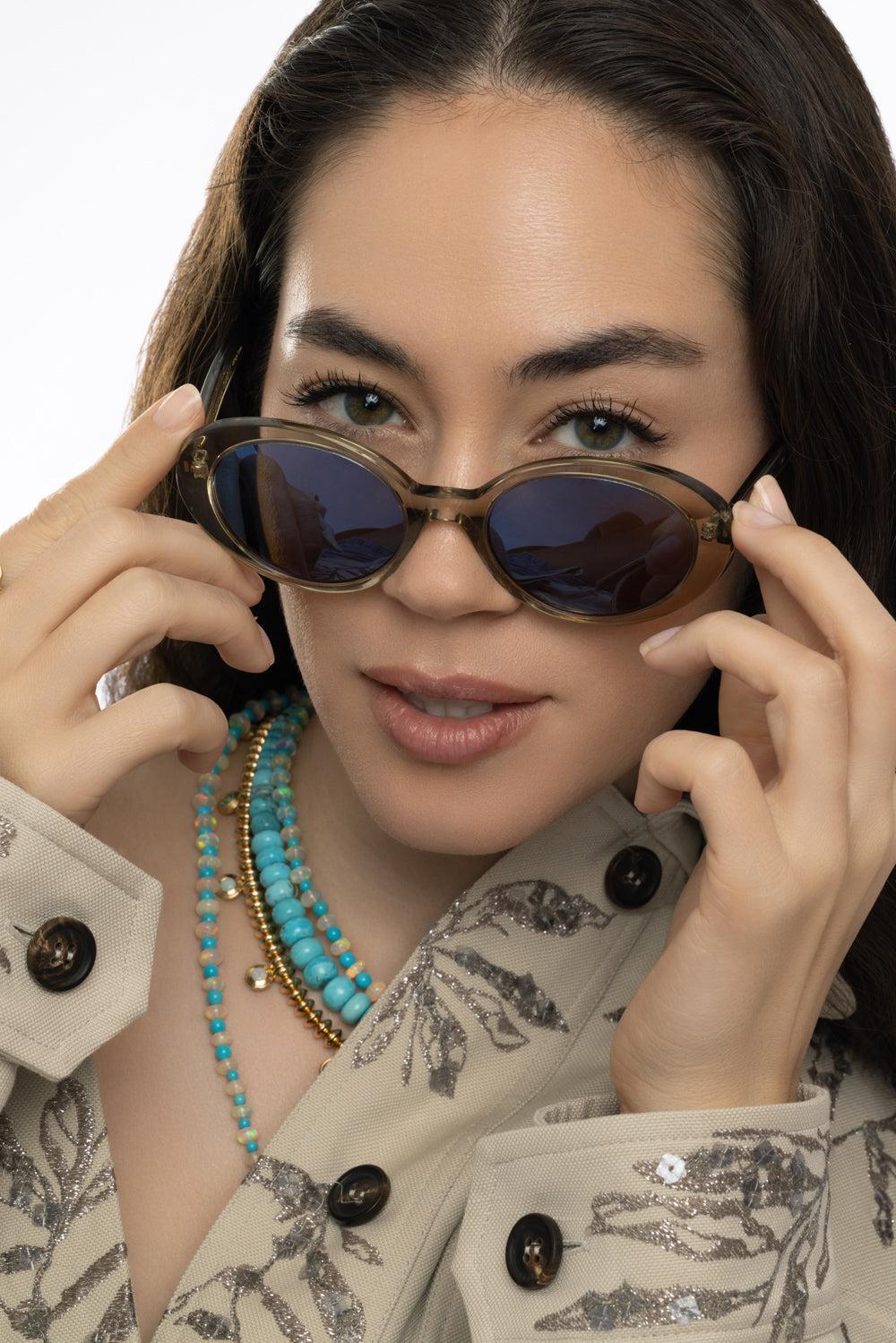 Lumar Mirror Sunglasses | OLIVER PEOPLES – Marissa Collections
