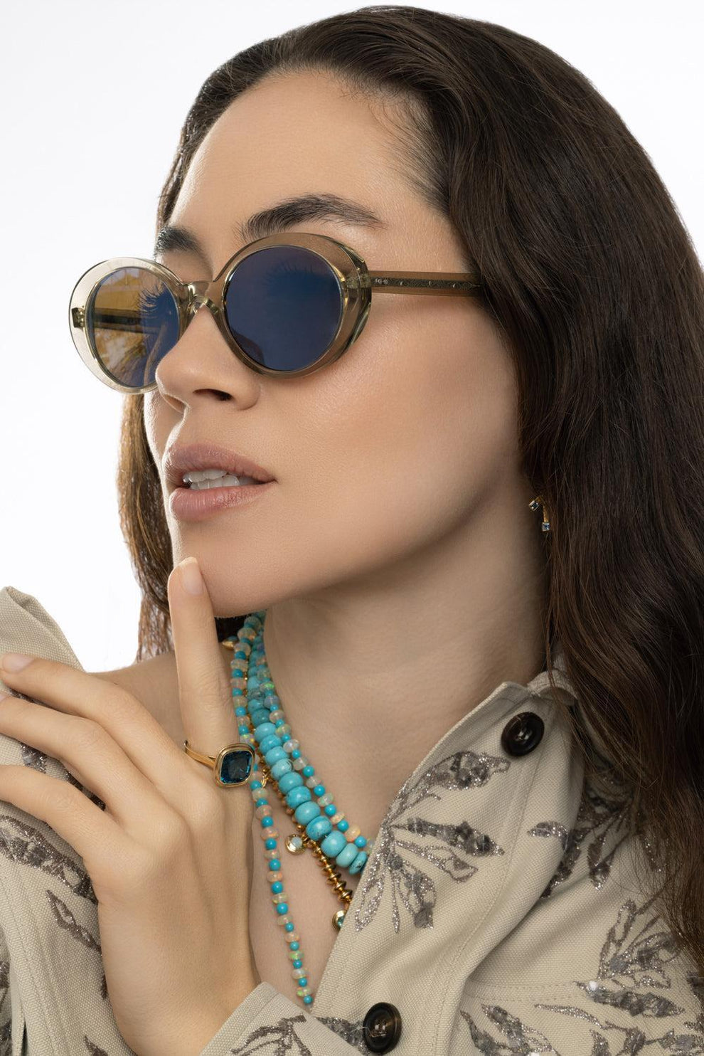 Lumar Mirror Sunglasses | OLIVER PEOPLES – Marissa Collections