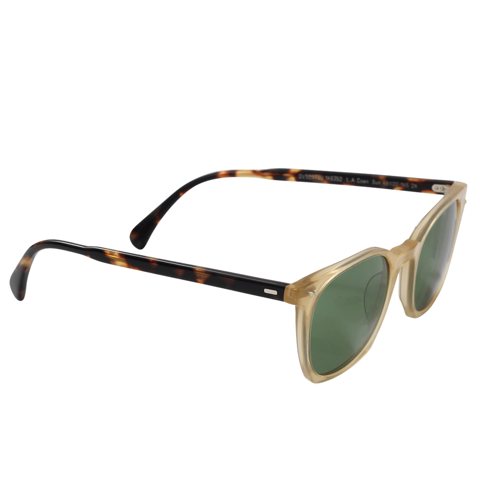 OLIVER PEOPLES-L.A. Coen Sunglasses-TAN/BRWN