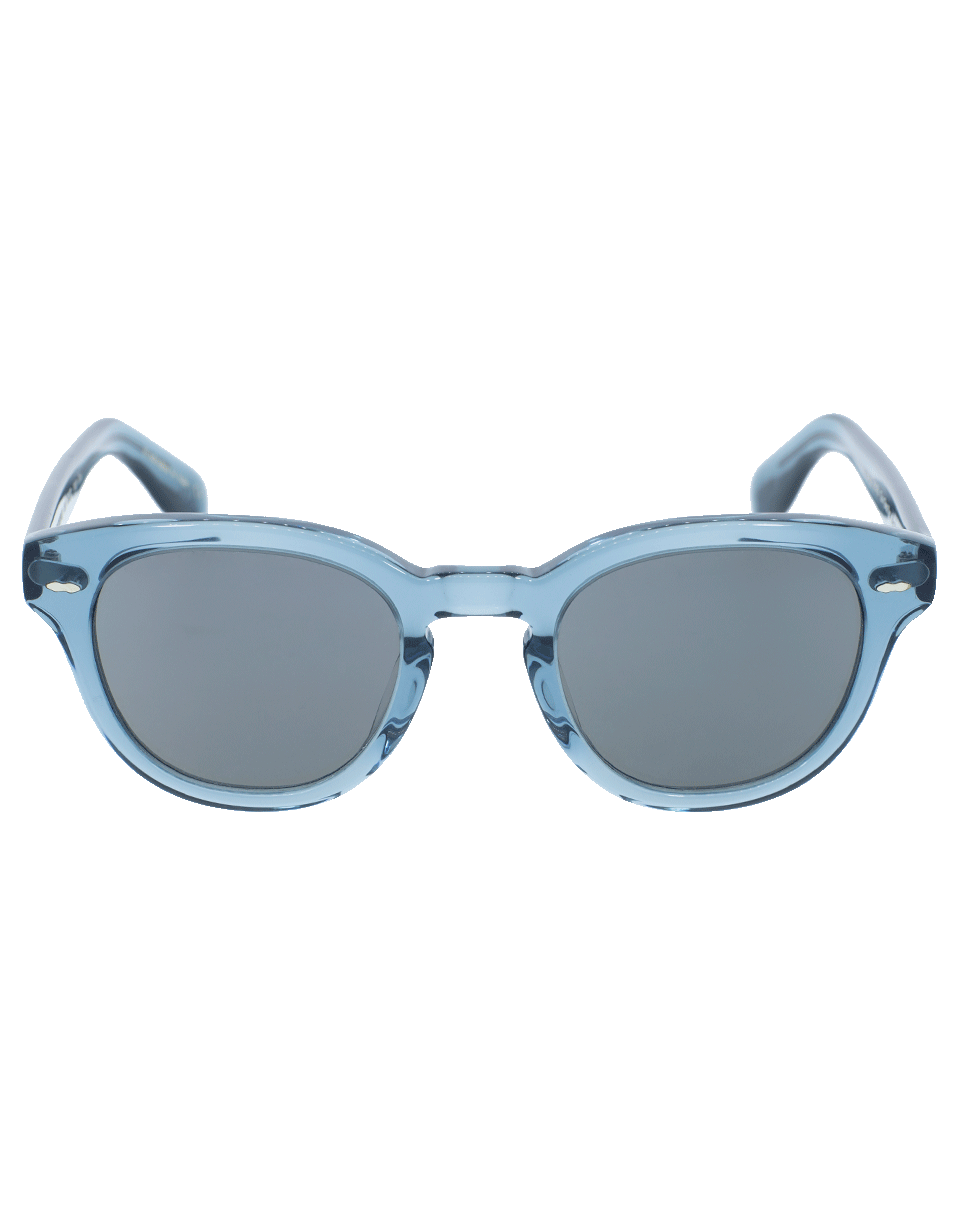 OLIVER PEOPLES-Washed Teal Cary Grant Sun Sunglasses-TEAL/GRY