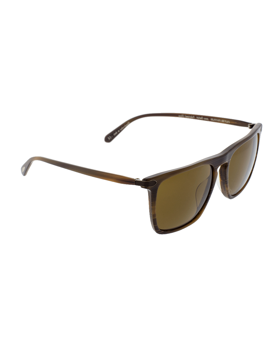OLIVER PEOPLES-Rue De Serves Polarized Sunglasses-TOBACCO