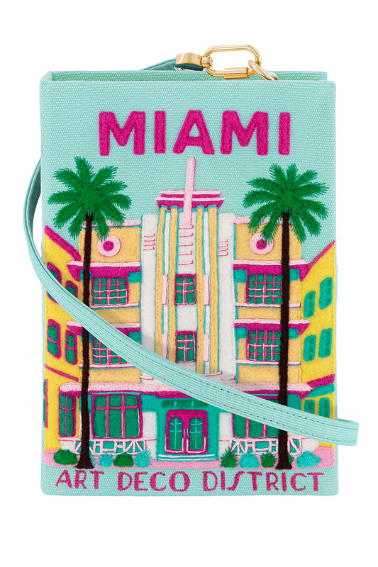 Miami Crossbody Book Clutch Bag