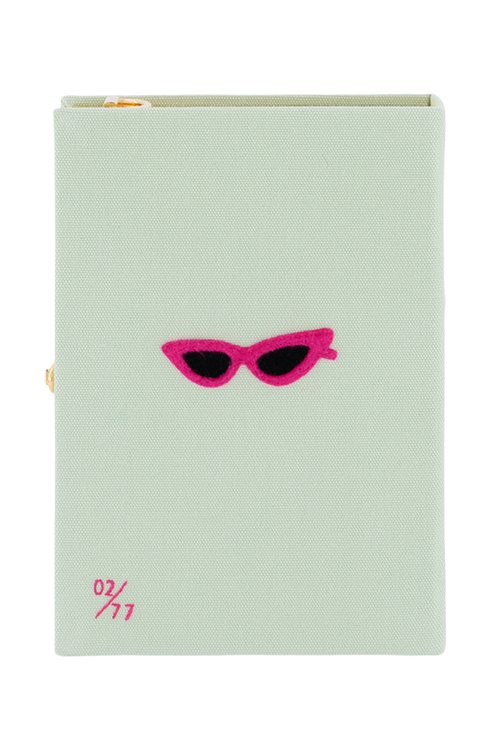 Mona Lisa Crossbody Book Clutch Bag-GREEN-HANDBAGCLUTCHES-OLYMPIA LE TAN