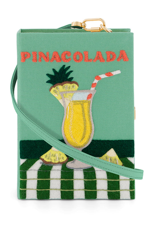 Pina Colada Strapped Book Clutch Bag
