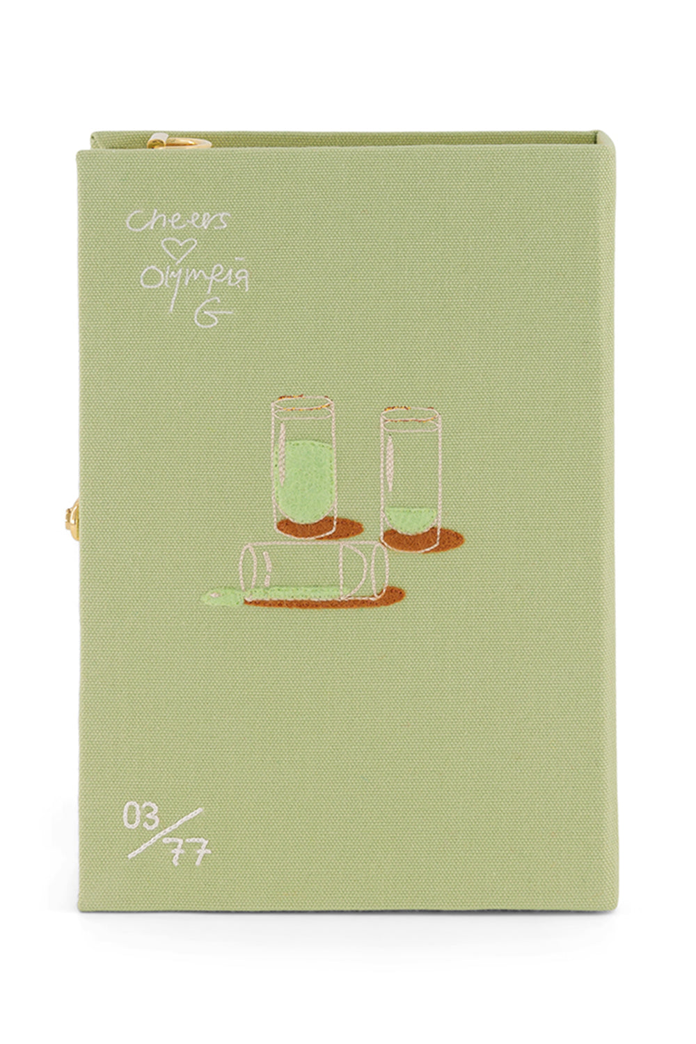 Tequila Shots Strapped Book Clutch Bag