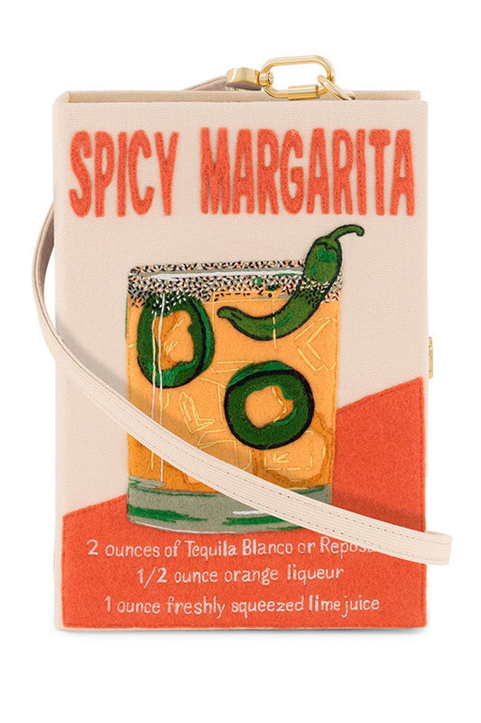 Spicy Margarita Crossbody Book Clutch Bag-ORANGE-HANDBAGCLUTCHES-OLYMPIA LE TAN