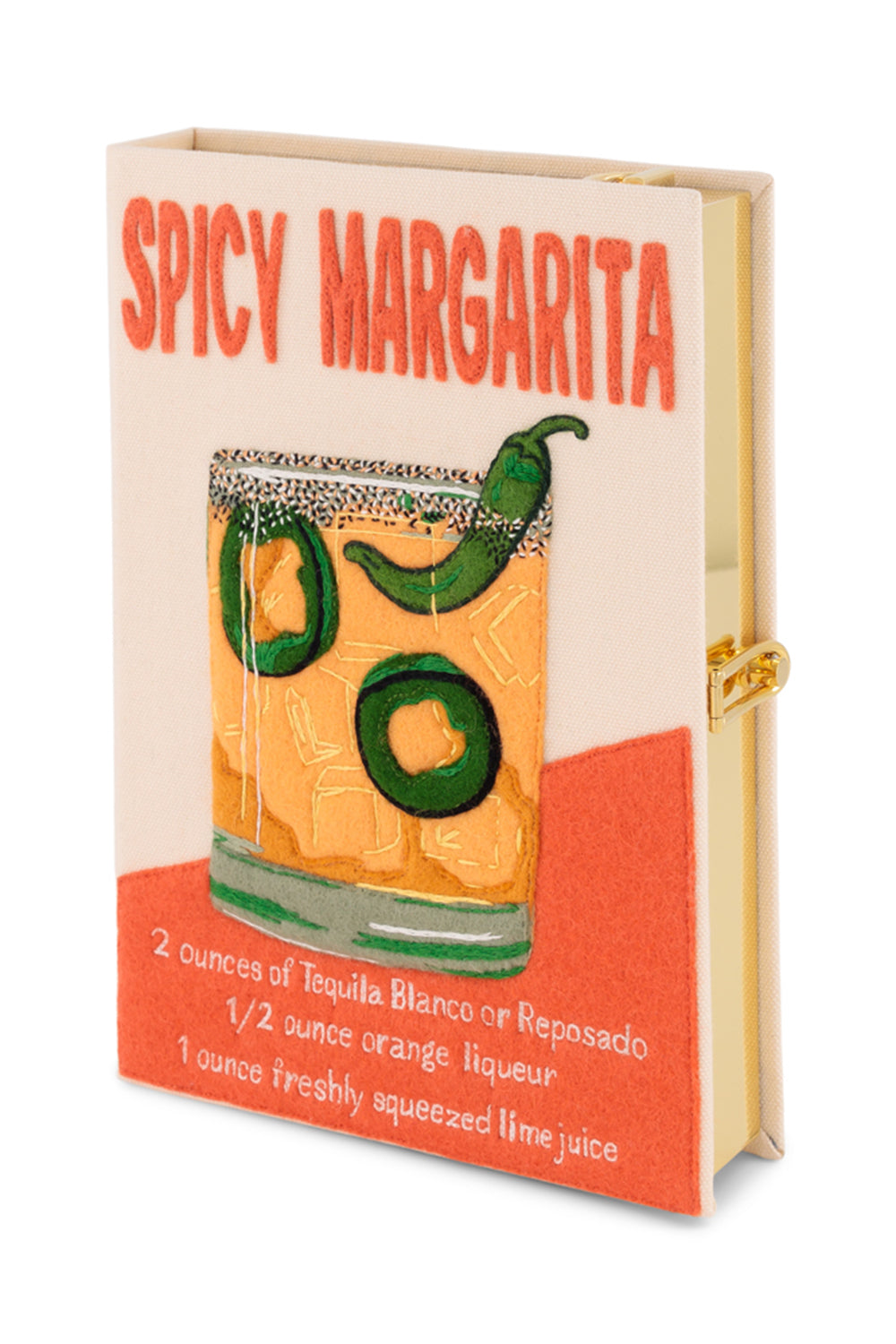 Spicy Margarita Strapped Book Clutch Bag