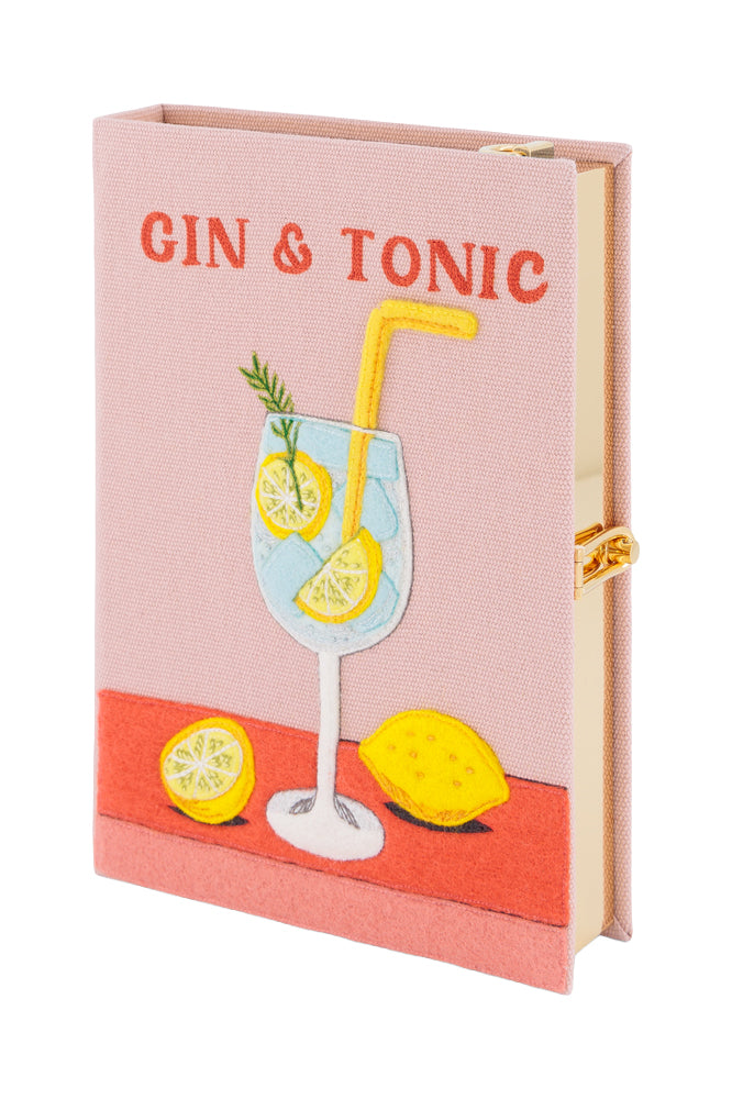 Gin And Tonic Crossbody Book Clutch Bag-PINK-HANDBAGCLUTCHES-OLYMPIA LE TAN