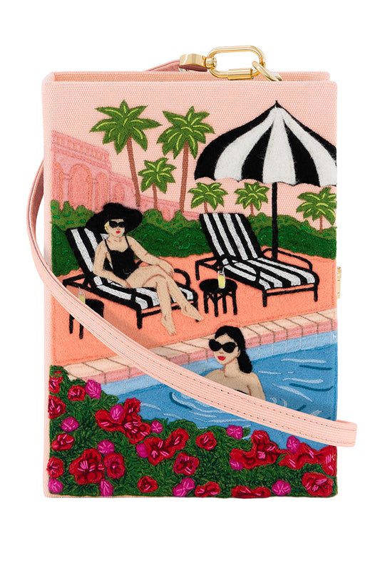 The Pool Crossbody Book Clutch Bag