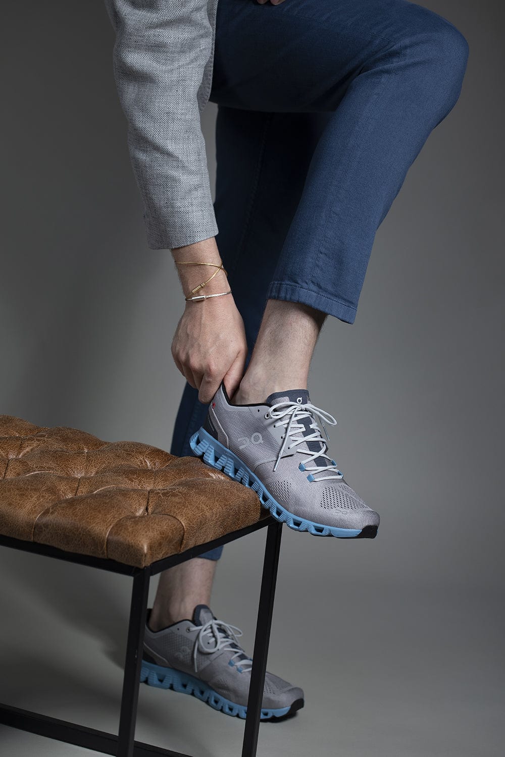 ON RUNNING-Men's Cloud X Running Shoe - Alloy-