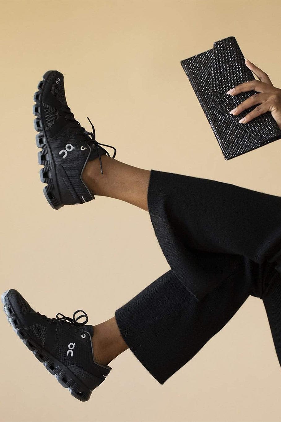 ON RUNNING-Cloud X Running Shoe - Black/Asphalt-