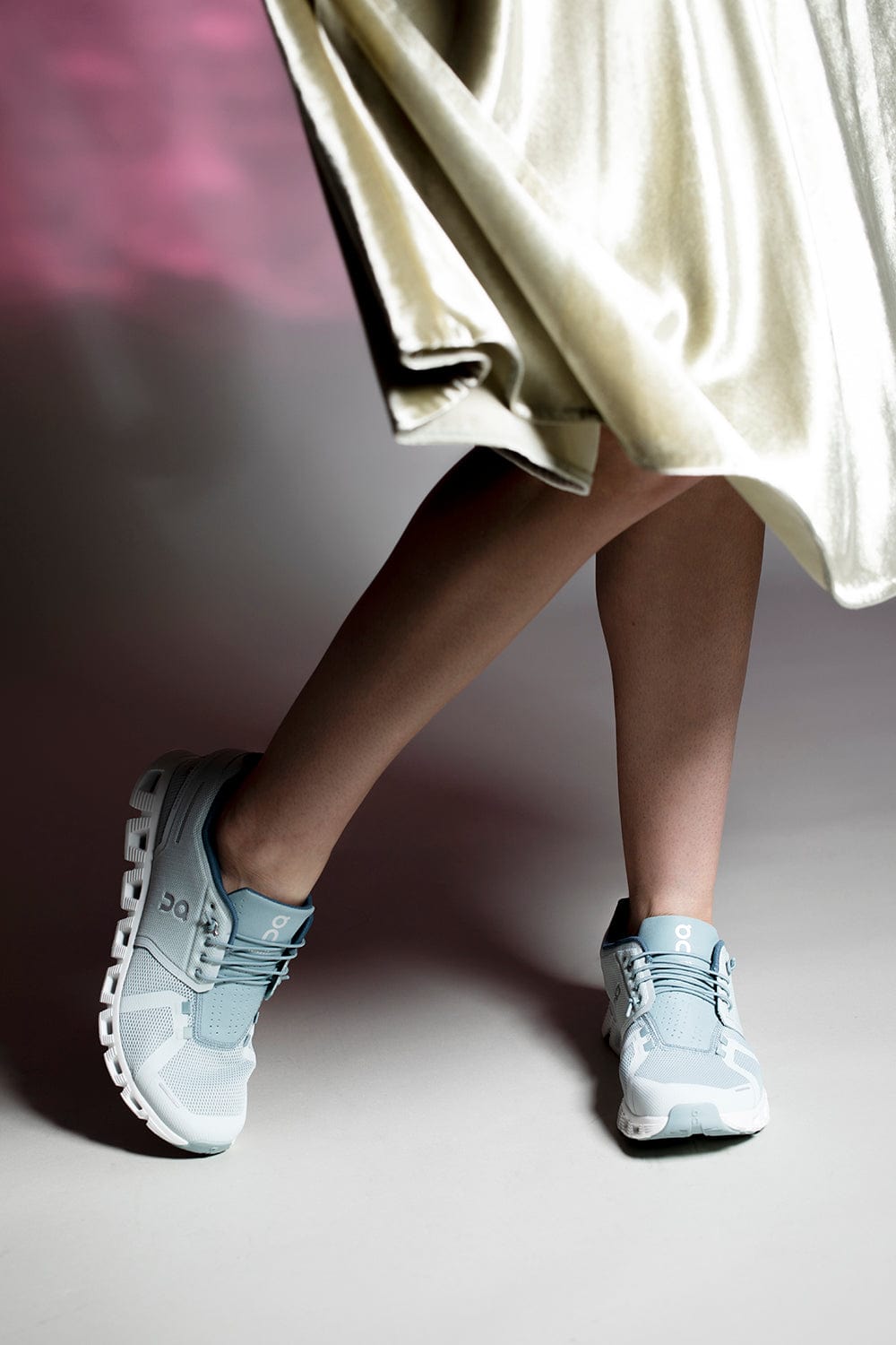 ON RUNNING-Cloud 5 Running Shoe - Surf Cobble-