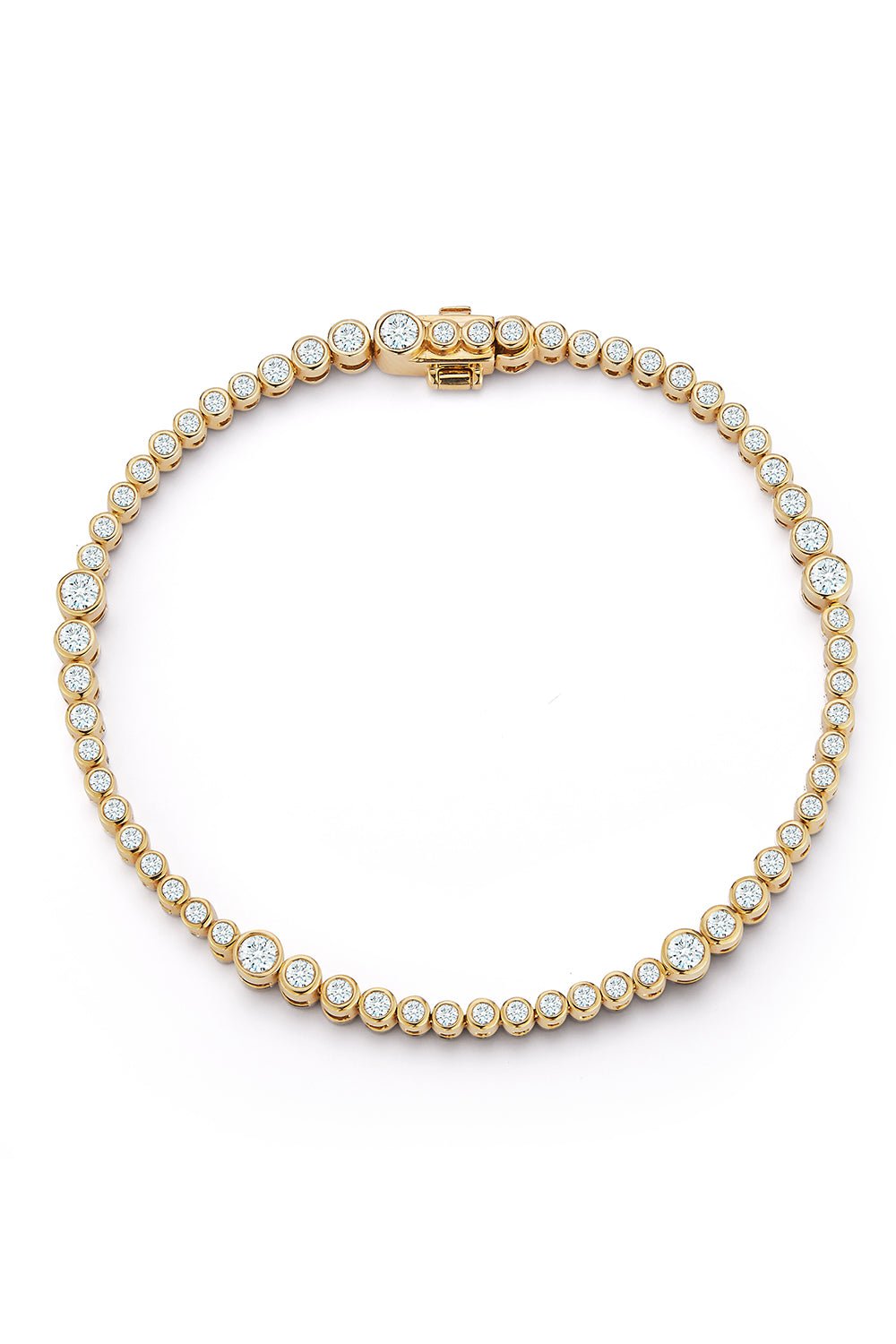 ONDYN-Rainsun Tennis Bracelet-YELLOW GOLD