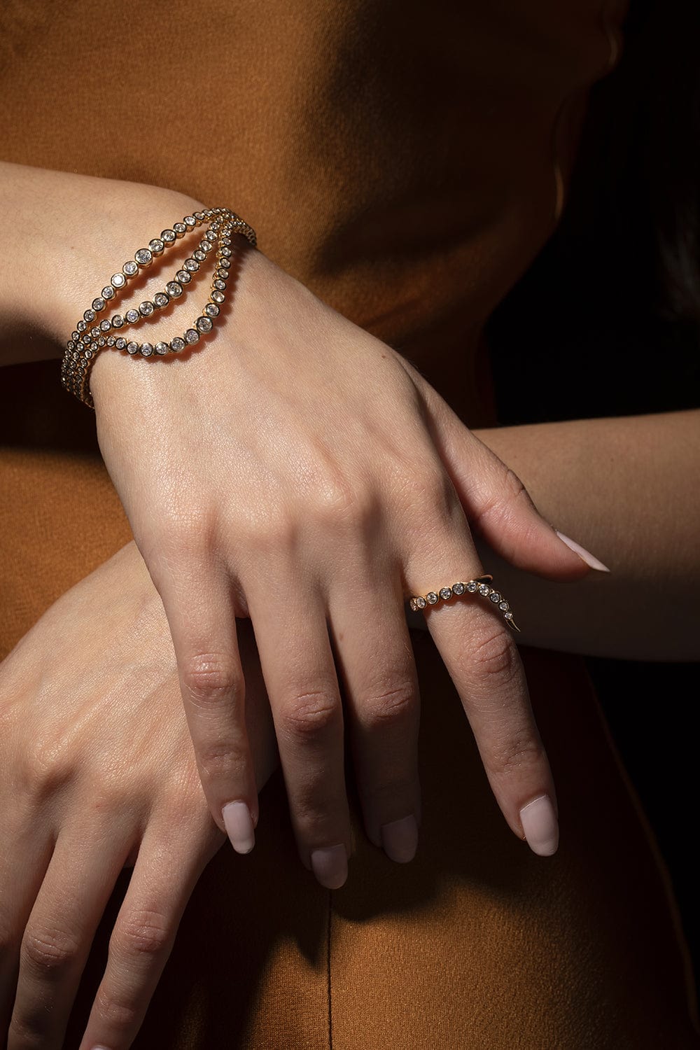 ONDYN-Rayonner Bracelet-YELLOW GOLD