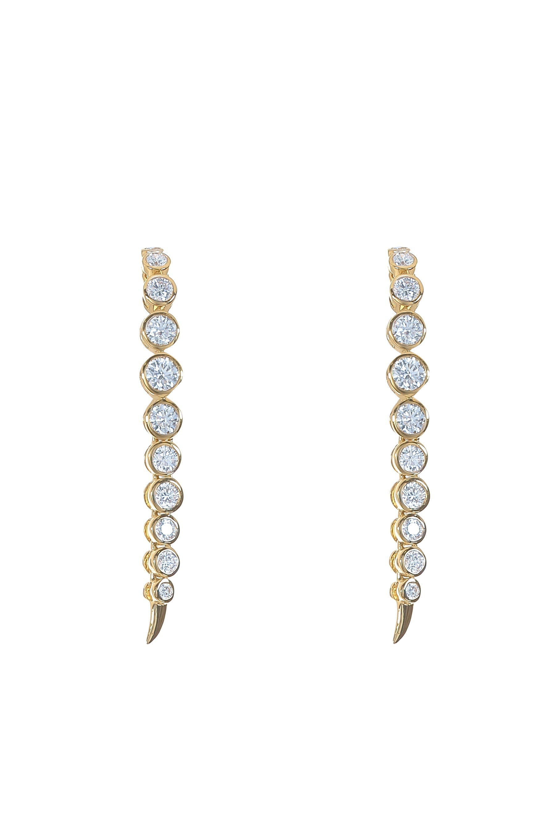 ONDYN-River Earrings-YELLOW GOLD