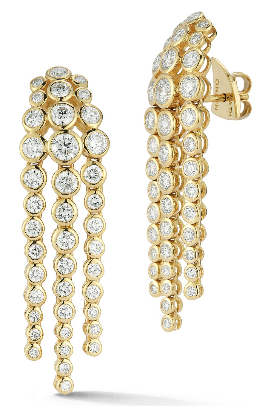 ONDYN-Small Illumine Earrings-YELLOW GOLD