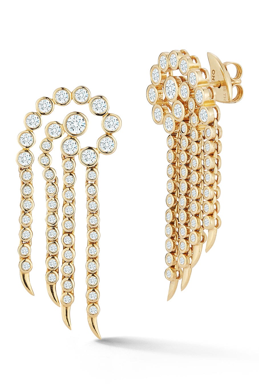 ONDYN-Sparkler Earrings-YELLOW GOLD