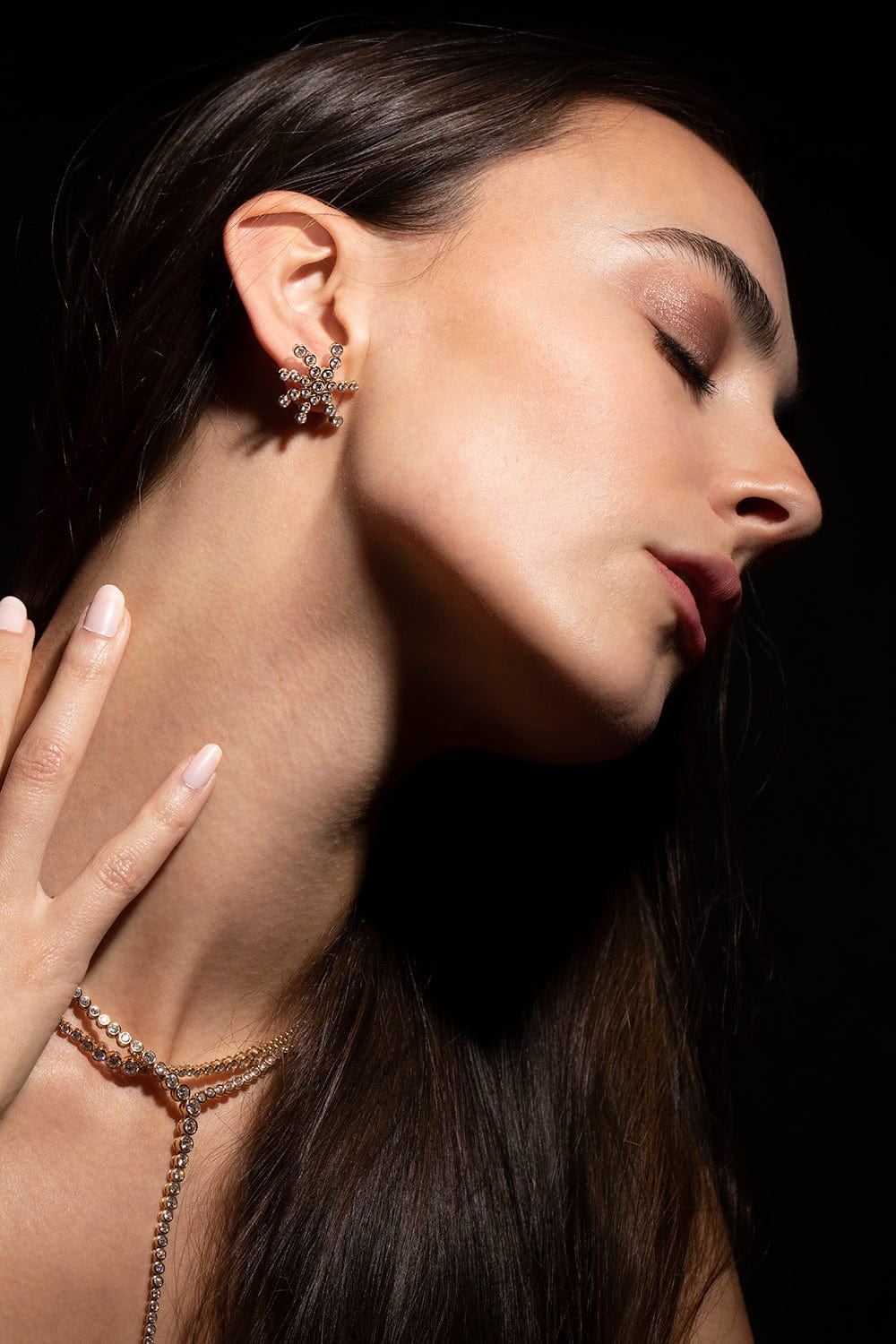 ONDYN-Supernova Earrings-YELLOW GOLD