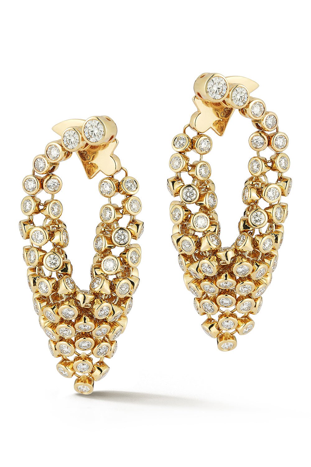 ONDYN-Bias Earrings-YELLOW GOLD