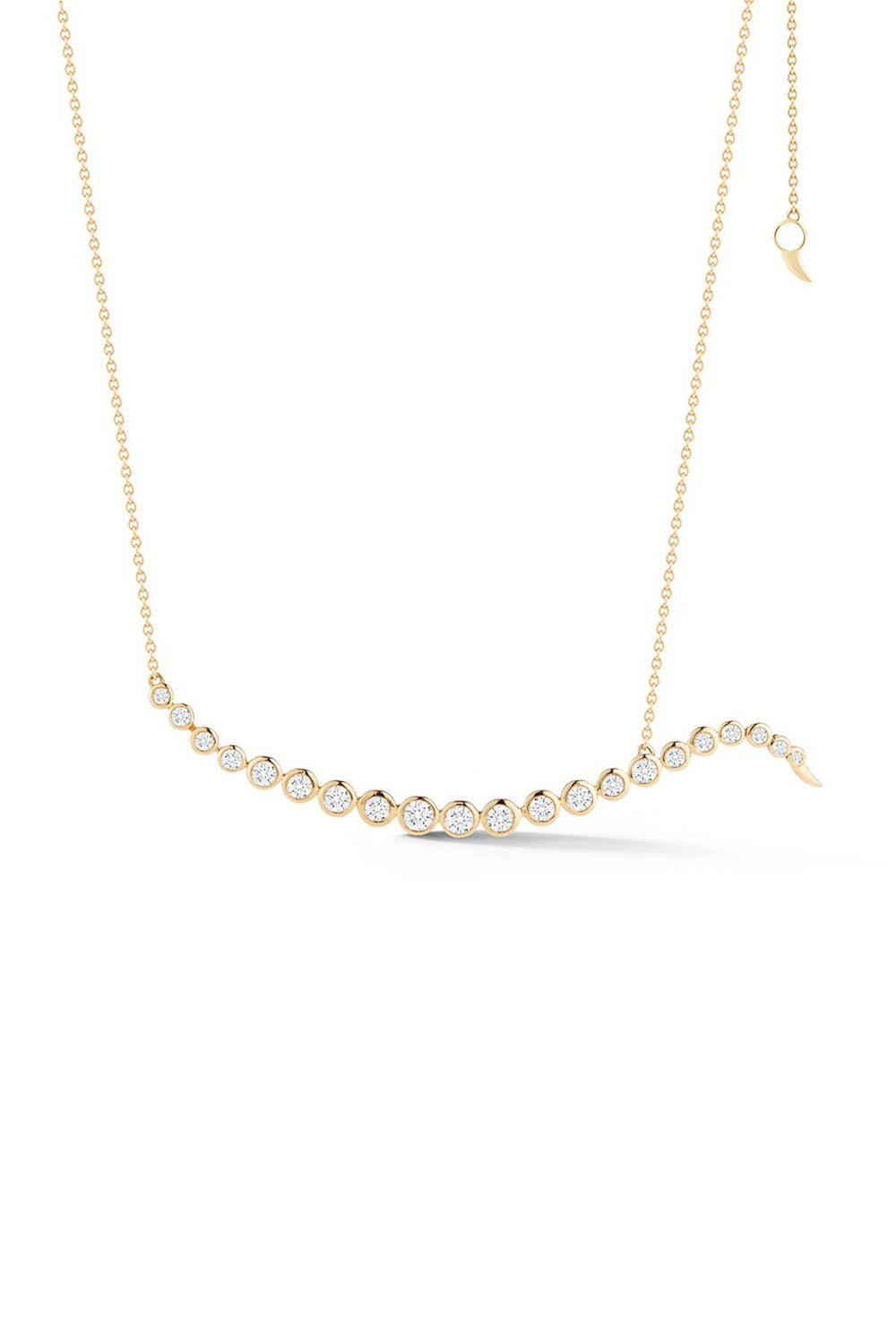 ONDYN-Luminescence Necklace-YELLOW GOLD