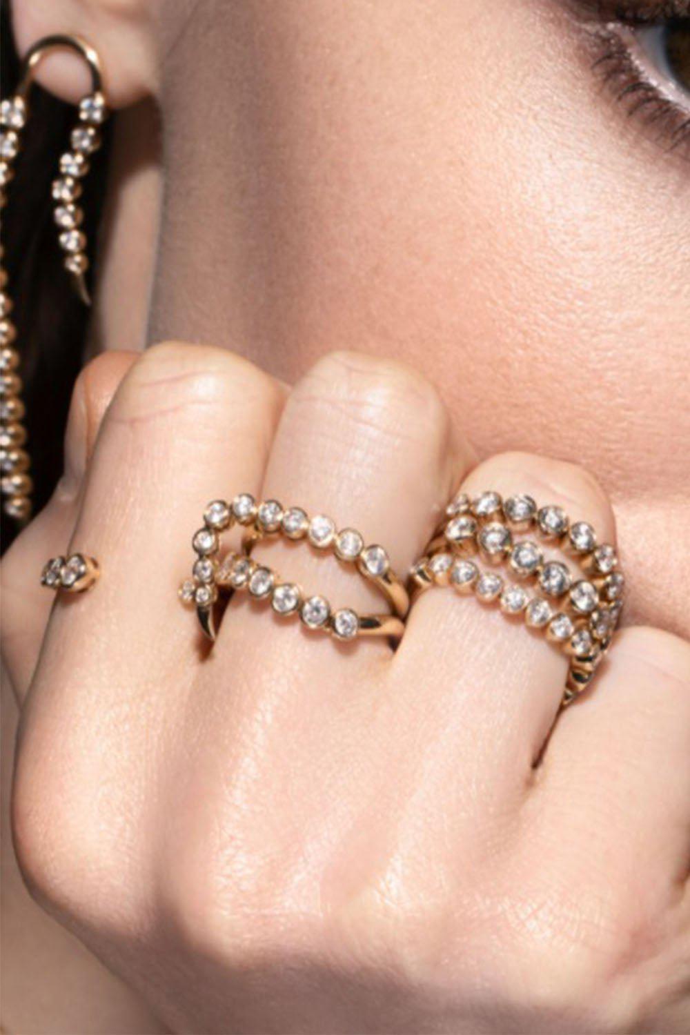 ONDYN-Capri Diamond Ring-YELLOW GOLD