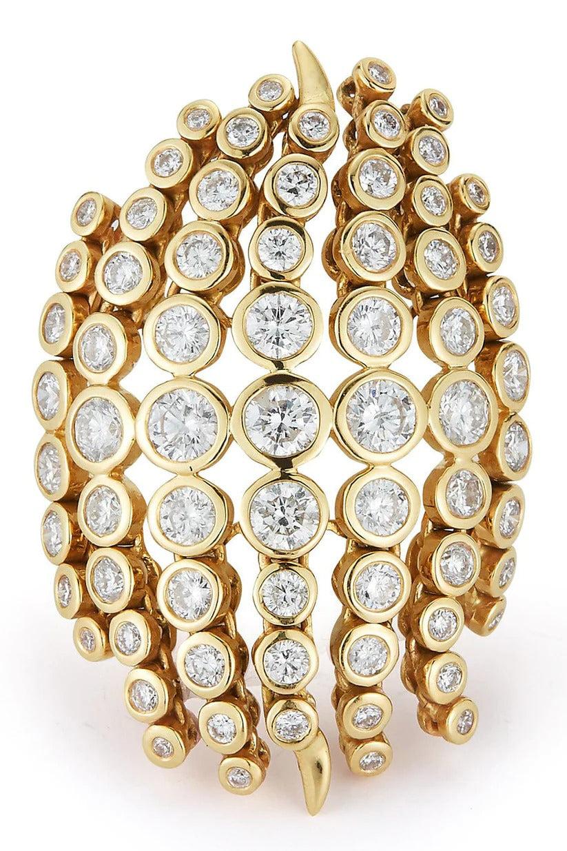 ONDYN-Fringe Ring-YELLOW GOLD