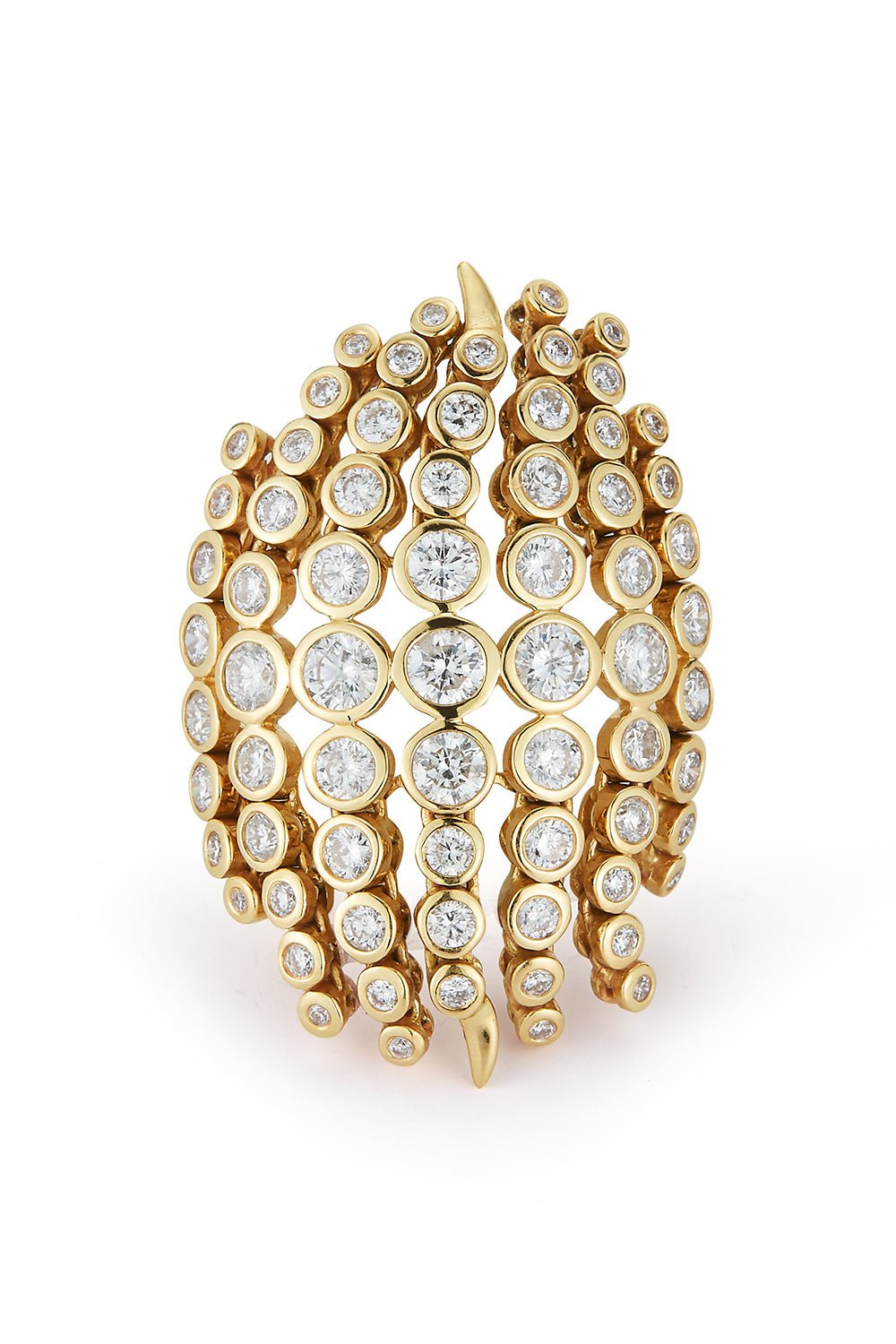 ONDYN-Fringe Ring-YELLOW GOLD