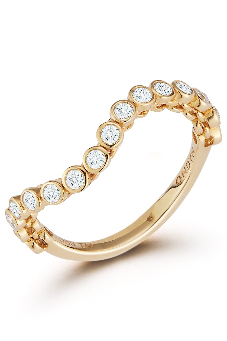 ONDYN-Skinny Capri Diamond Ring-YELLOW GOLD