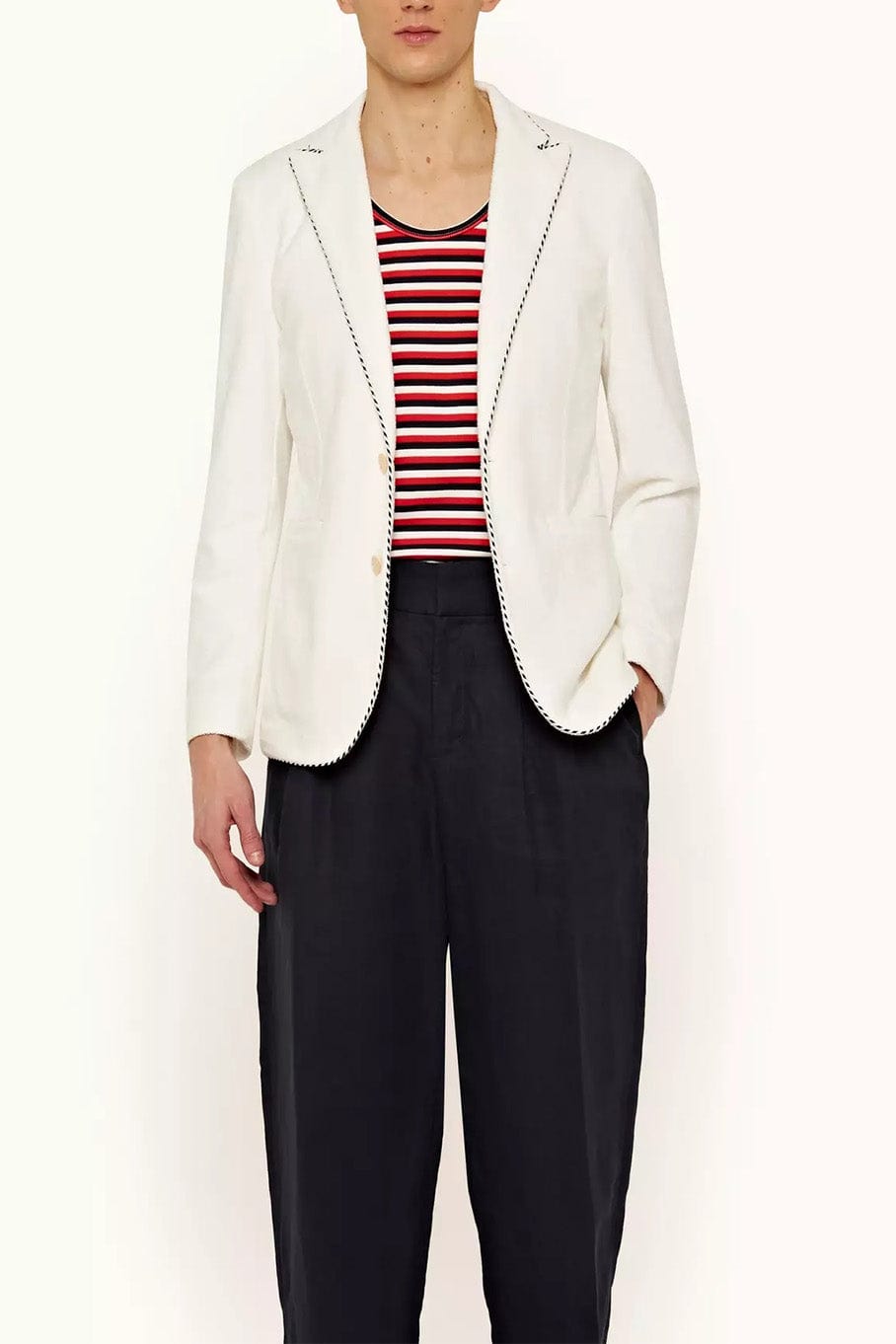 ORLEBAR BROWN-Edgar Stripe Piping Jacket-