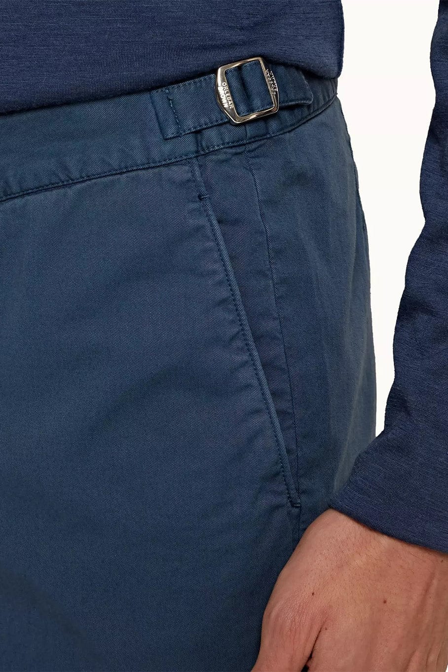 ORLEBAR BROWN-Dane ii Cotton Twill Shorts - Blue-