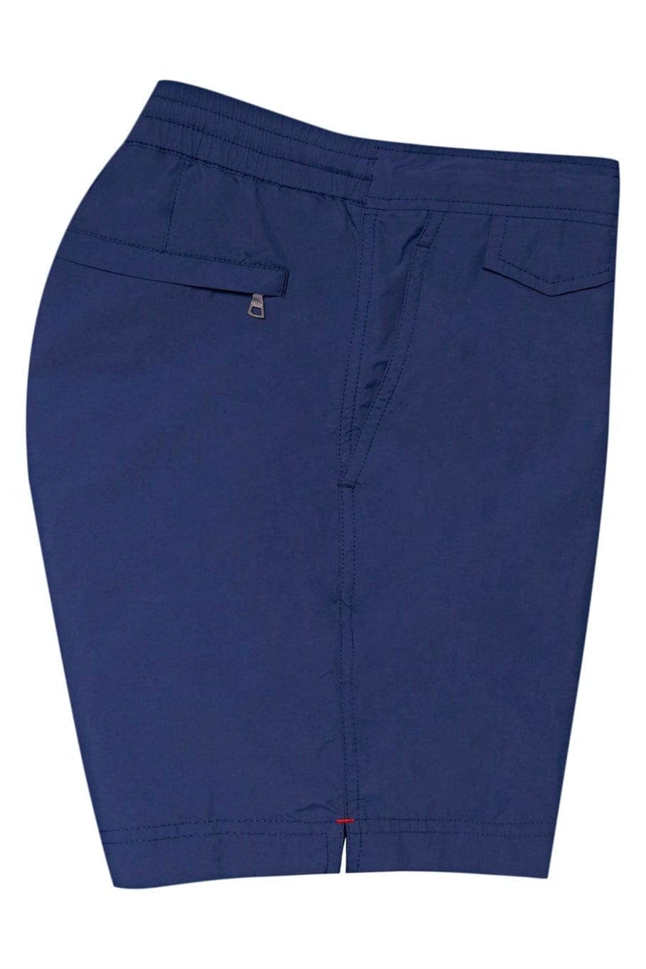 ORLEBAR BROWN-Blue Wash Mid-Length Drawcord Standard Swim Shorts-