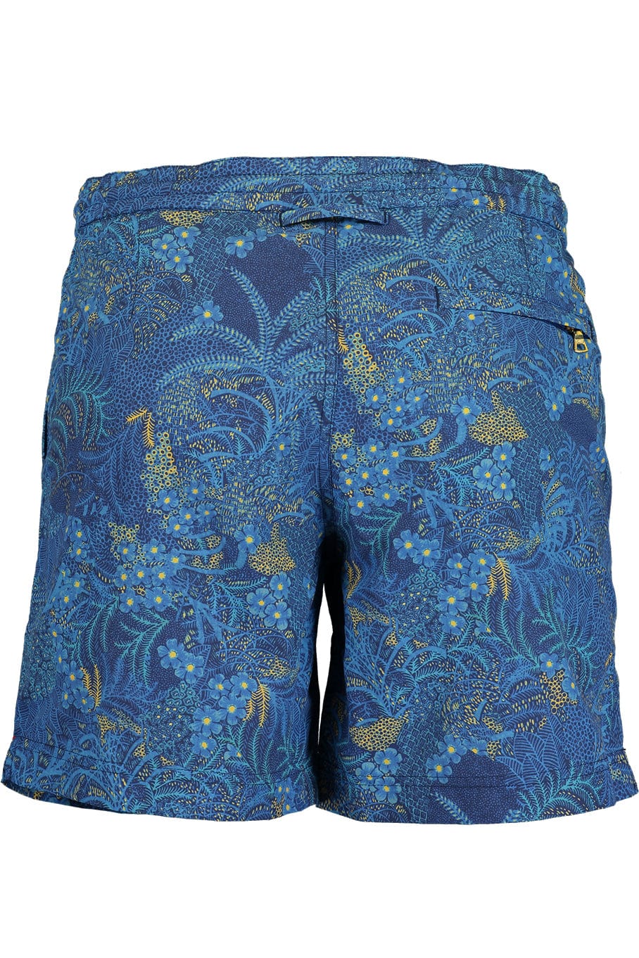 ORLEBAR BROWN-Tropic Nightfall Mid-Length Drawcord Standard Swim Shorts - Night Iris & Cerulean-
