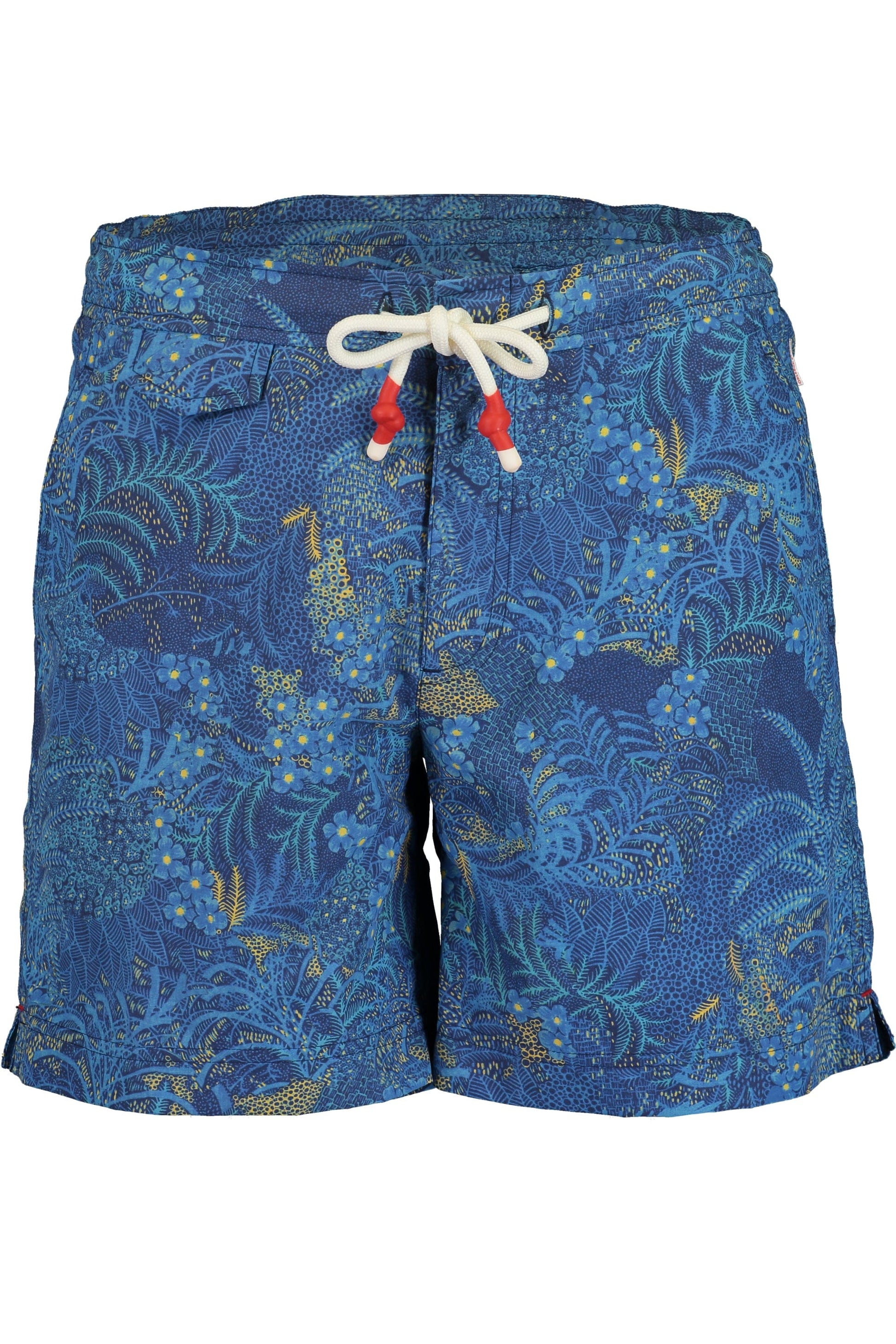 ORLEBAR BROWN-Tropic Nightfall Mid-Length Drawcord Standard Swim Shorts - Night Iris & Cerulean-