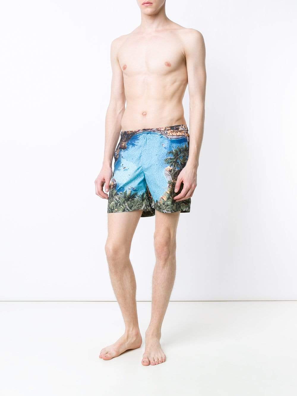ORLEBAR BROWN-Bulldog Pool Mid-Length Swim Shorts-
