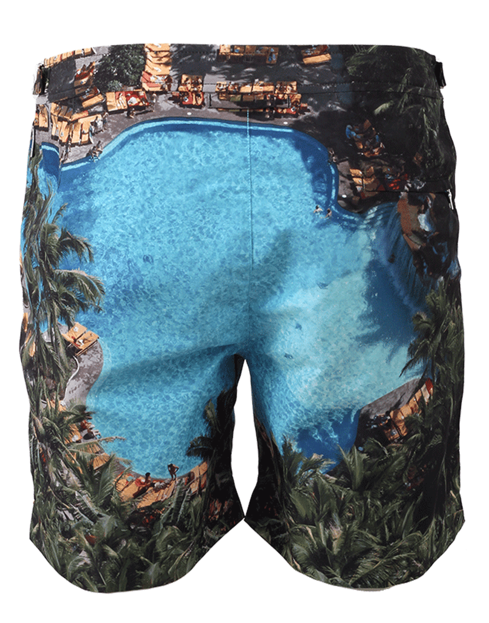 ORLEBAR BROWN-Bulldog Pool Mid-Length Swim Shorts-