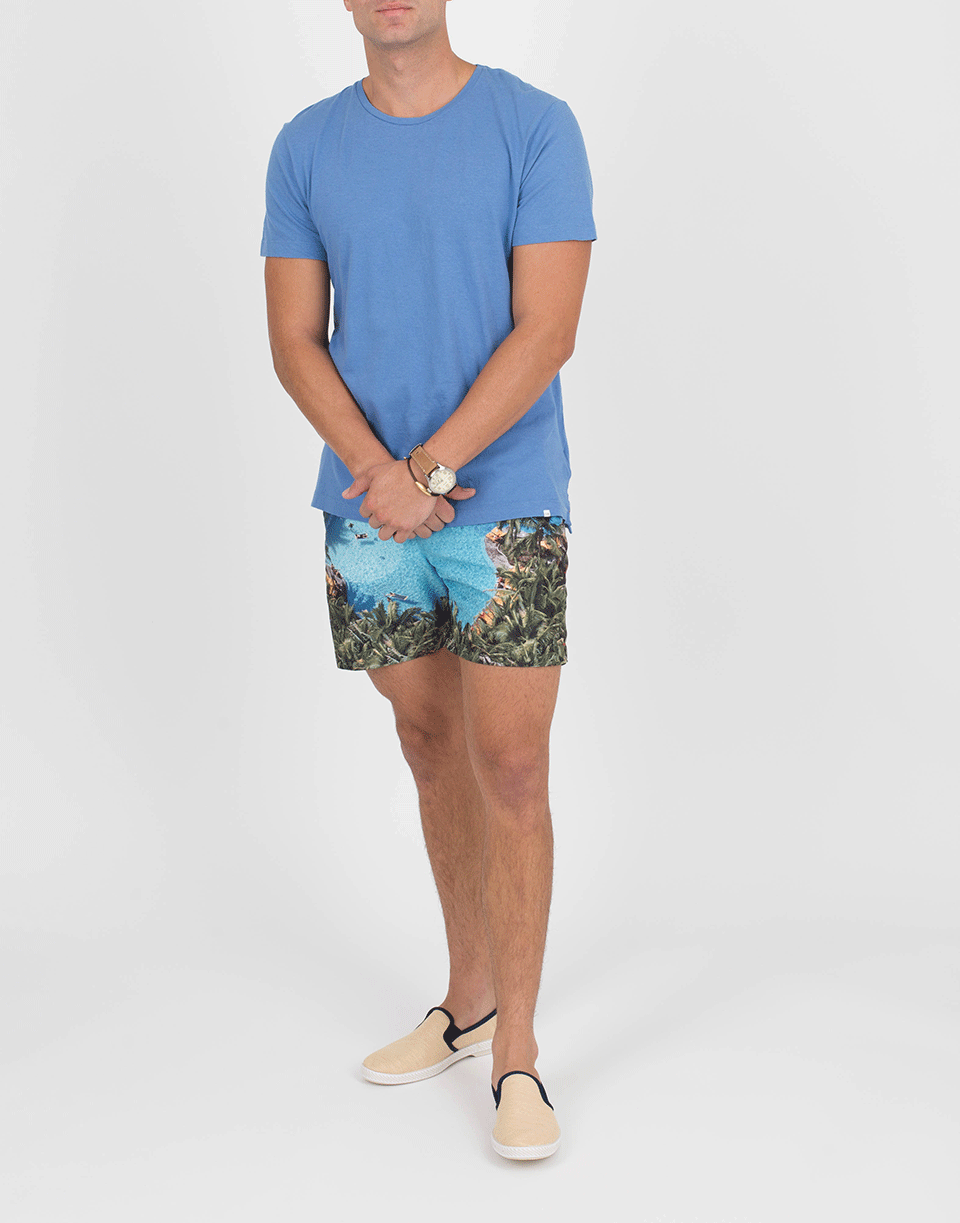 ORLEBAR BROWN-Bulldog Pool Mid-Length Swim Shorts-